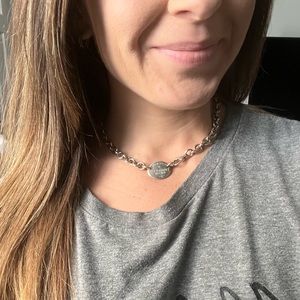 Return to Tiffany Oval Tag Necklace, Sterling Silver